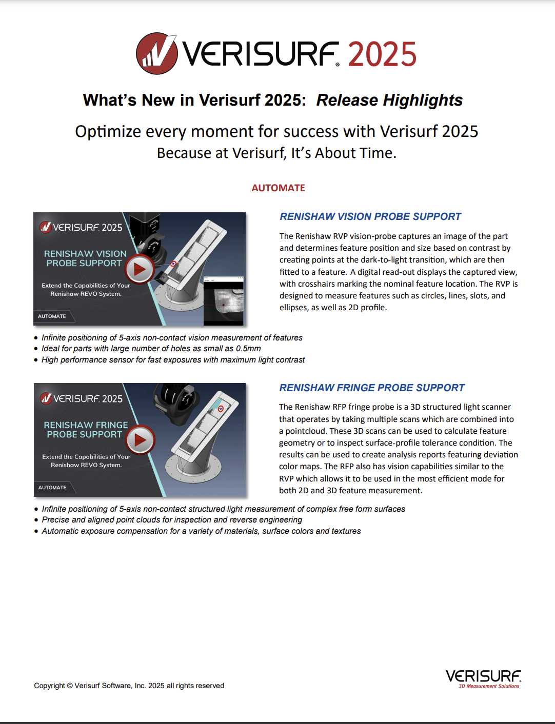 3D Metrology Software, Training and CMMsDatasheets